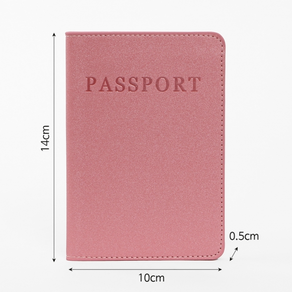 여행콜 심플 여권케이스(핑크)
