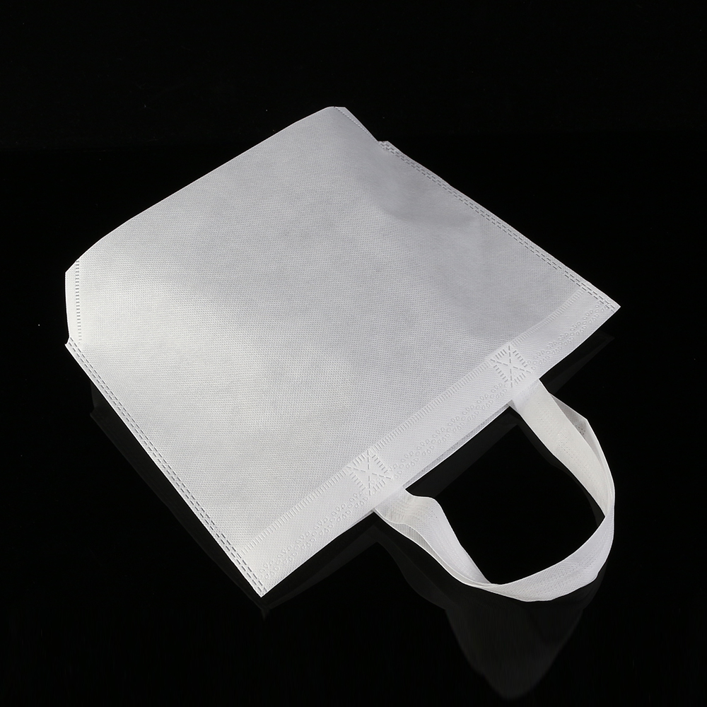 Oce 가로 포장 가방 부직포 쇼핑백 (화이트) 선물백 시장 주머니 기프트세트 포장지