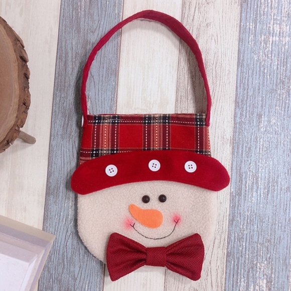 크리스마스 소지품 가방(눈사람)