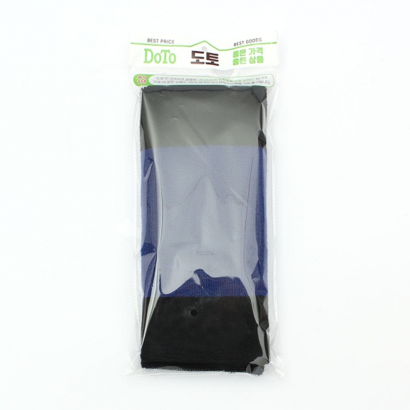 밴드타월 투톤 무릎보호대 2p세트(블루블랙)