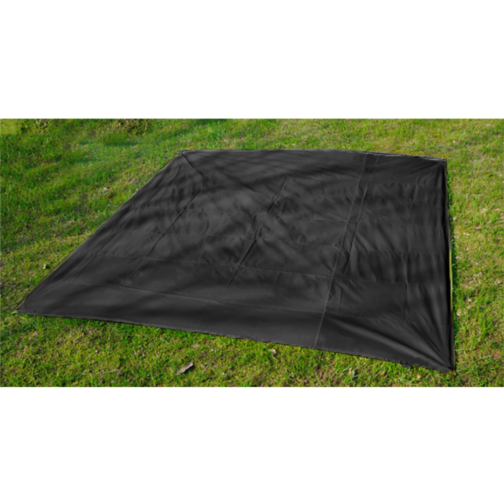 Oce 캠핑 텐트 방수포 파우치 세트 블랙 200x210cm 야외 매트 바닥 깔개 비닐 메트