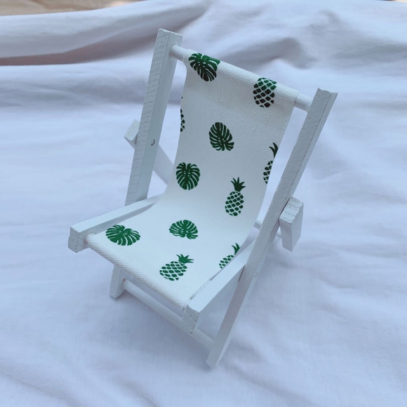 인테리어 미니 열대잎 비치 의자