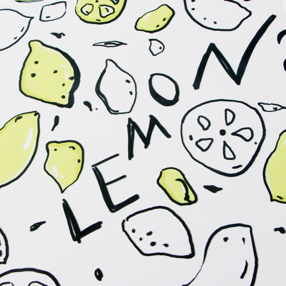레몬 마우스 장패드(90x40cm)