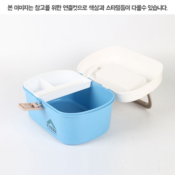 투투 멜린 플라스틱 수납 정리함(그레이) (29cm)