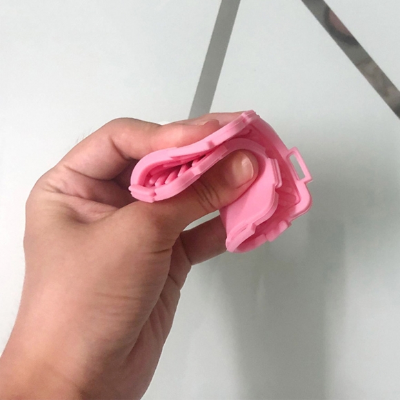 안심 분리형 사각 냄비 받침 12p(핑크)