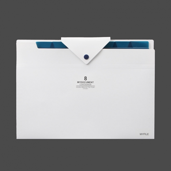 오피스 포켓 도큐먼트 파일(8칸) (화이트)