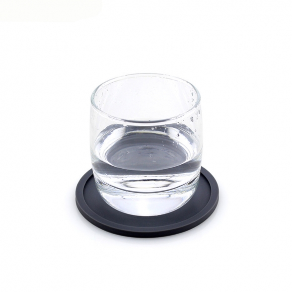 모스 4p 실리콘 원형 컵받침 세트(그레이)