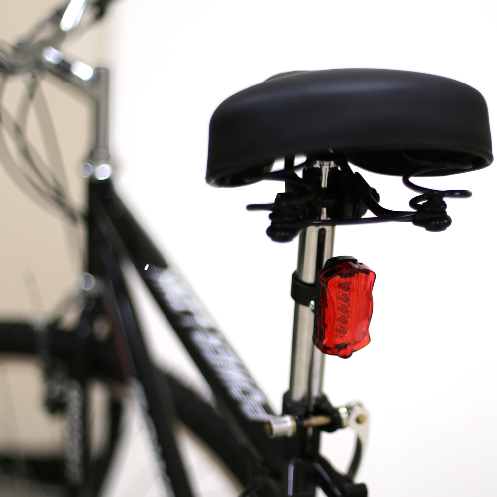 Oce LED 안전등 자전거 점멸등 지속 후미등 바이크 후미등 자전거 야간등 은색 적색 등