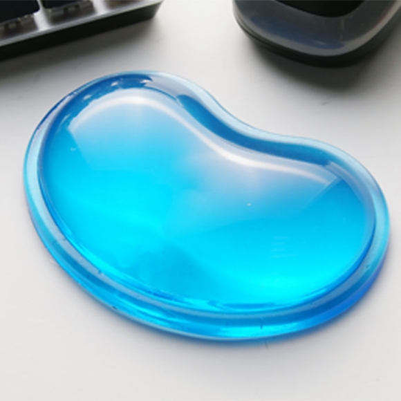 투명 마우스 손목받침대(블루)