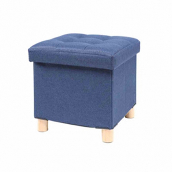 스툴스 소음 방지 수납 의자(블루) (31cm)