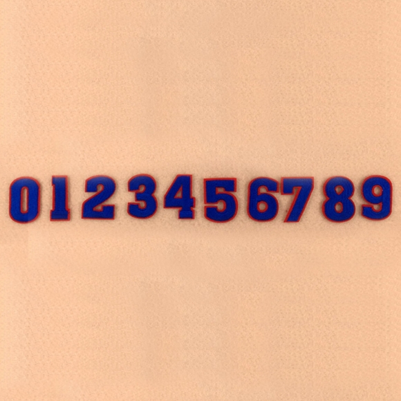블루 숫자 와펜세트 N-015(10종)
