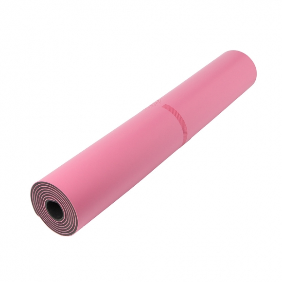5mm PU+천연고무 요가매트(183cmx68cm) (핑크)