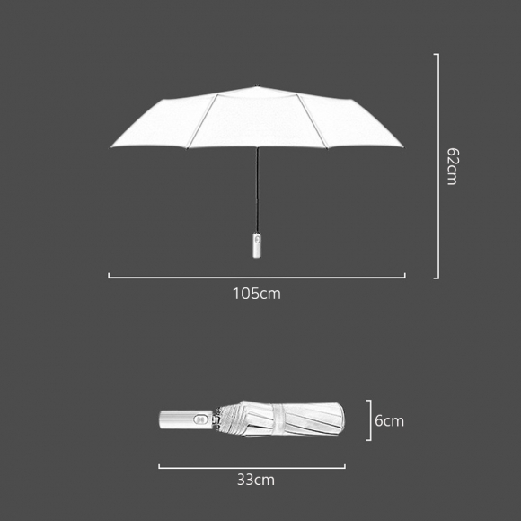 자외선차단 3단 완전자동 양우산(레드)