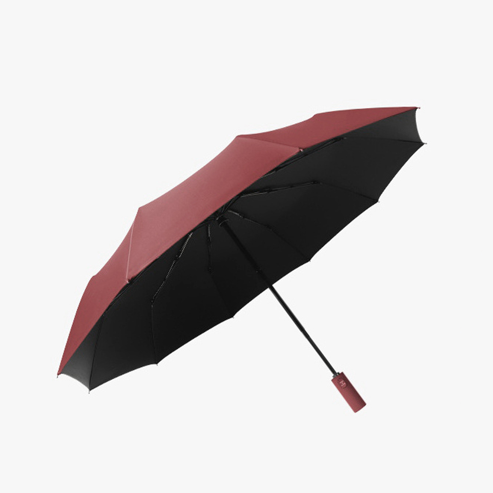 Oce 뒤집복구 3단 완전 자동우산 겸 양산 레드 방수 방풍 우산 썬쉐이드  썬세이드 초경량 양우산