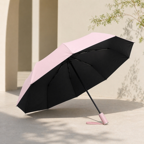 자외선차단 3단 완전자동 양우산(핑크)