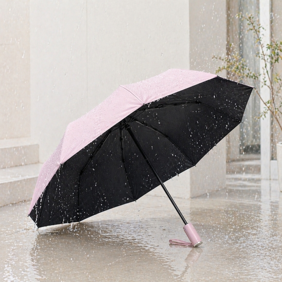 자외선차단 3단 완전자동 양우산(핑크)