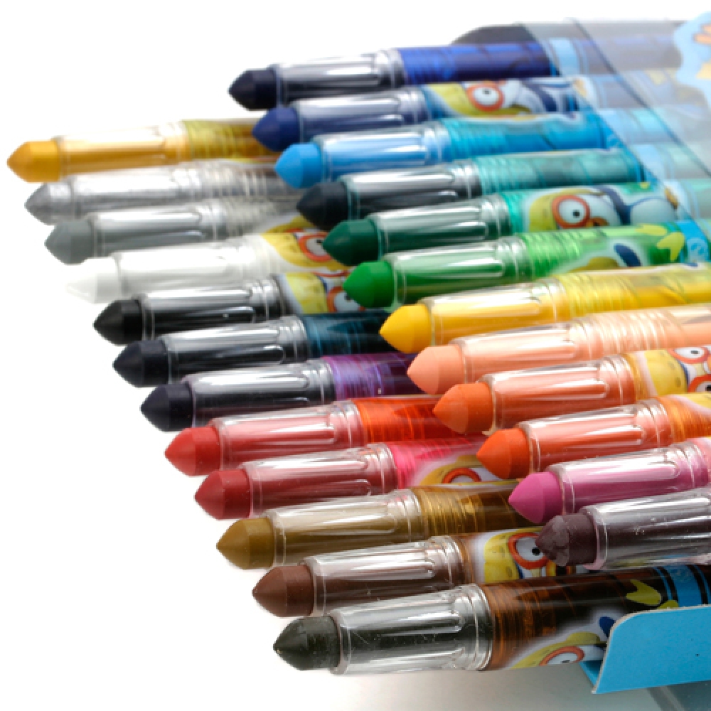 뽀로로 샤프식 미술 색연필 24색 그리기 도구 나무 색연필 색깔 연필