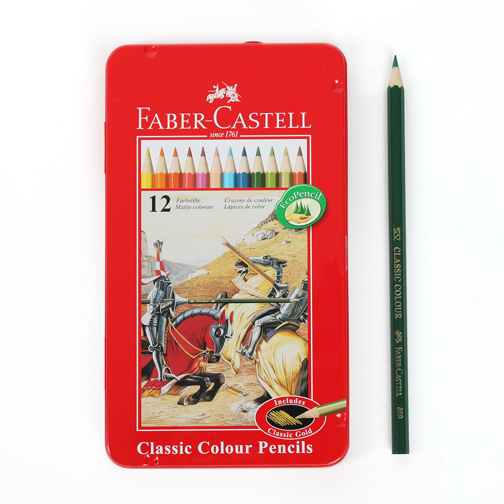 잘지워지는 12색 수채 색연필 틴케이스 어린이 색칠 도구 칼라 연필 그림 펜슬