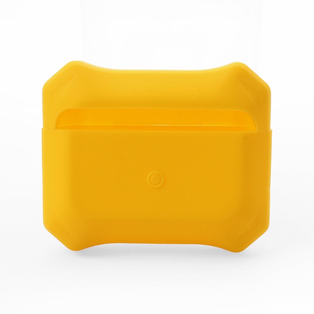 Oce 에어팟프로 충전 케이스 실리콘 커버 옐로우 액세서리 카바 박스 상자