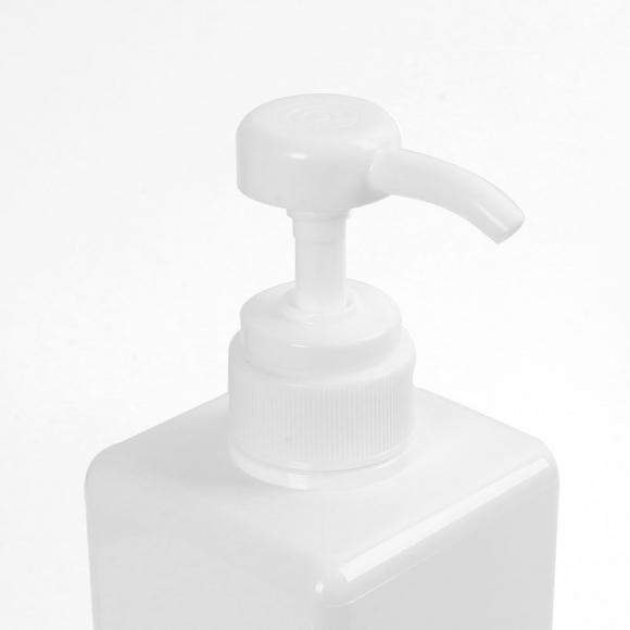 욕실 디스펜서 사각 리필용기(650ml) (화이트)