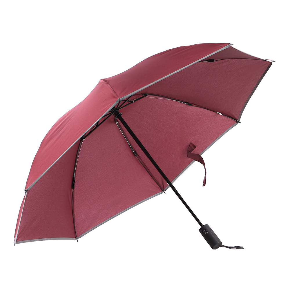 Oce 3단 거꾸로 접는 자동 안전 우산 레드 장마철 대비 SUNSHADE 오토UMBRELLA
