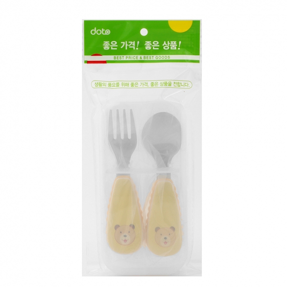 유아용 까꿍 수저 포크 세트