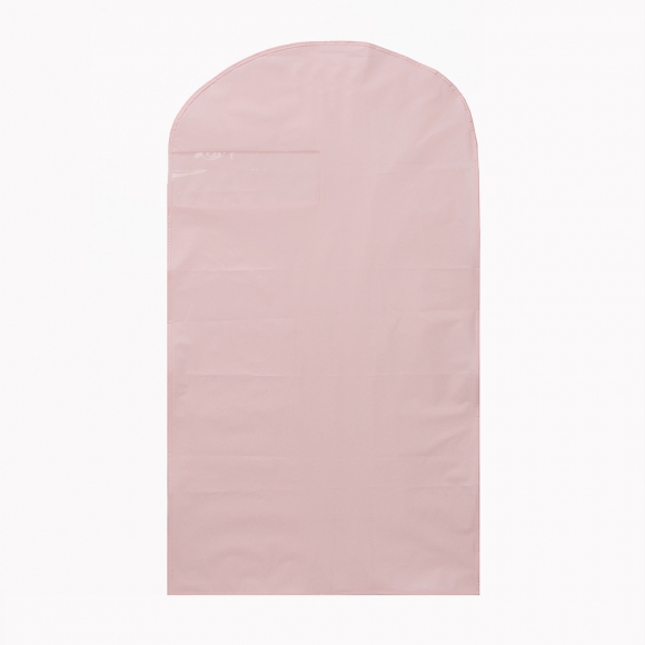 PEVA 심플 투명창 옷커버(핑크) (60x110cm)