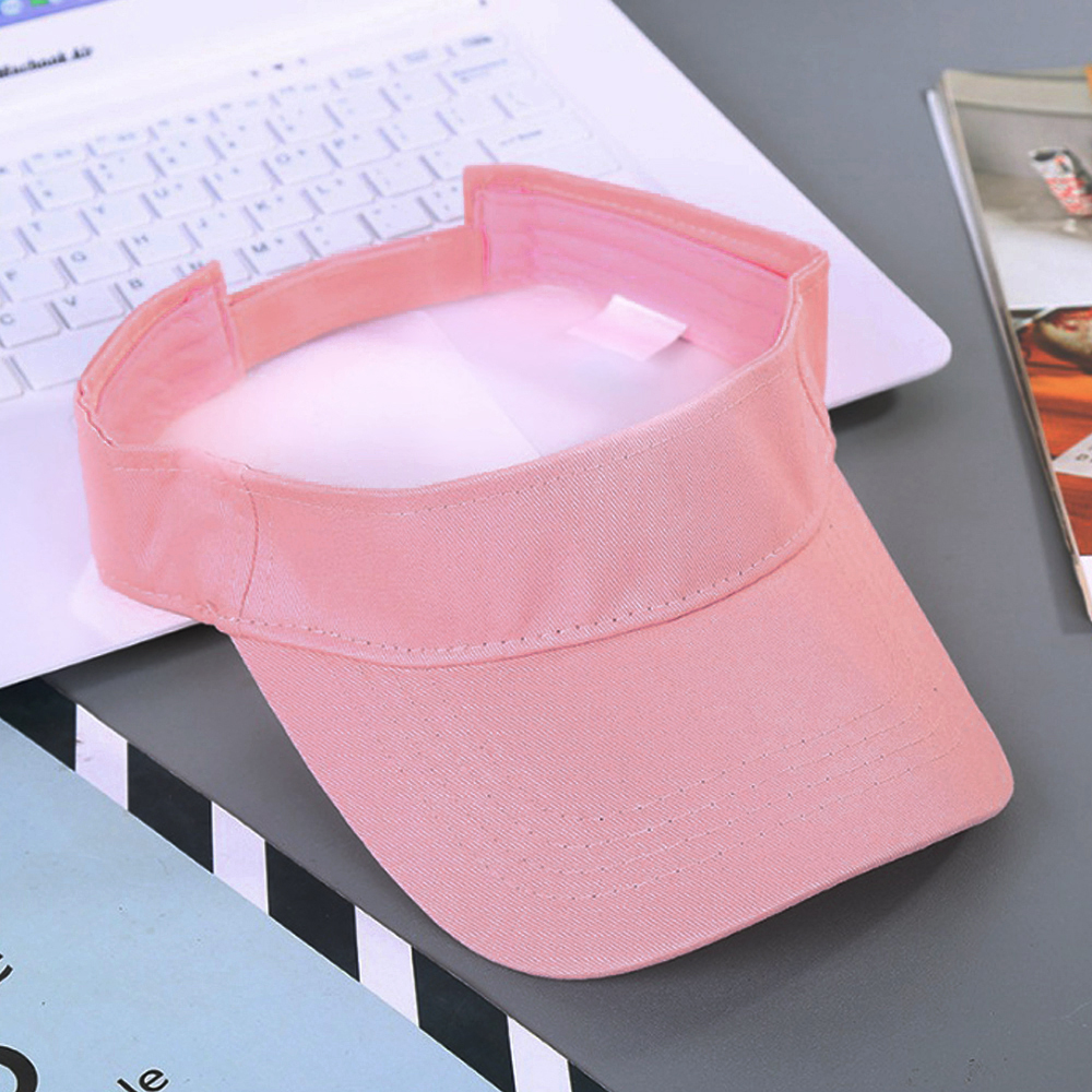 Oce 가벼운 선캡 테니스 머리띠 모자 핑크 선바이저 골프모자 여자 등산모자 스포츠 모자
