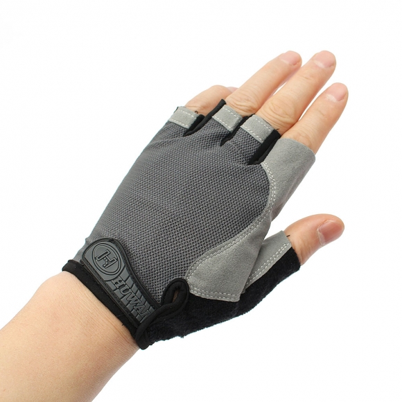 액티브 메쉬 스포츠 반장갑(L) (그레이)
