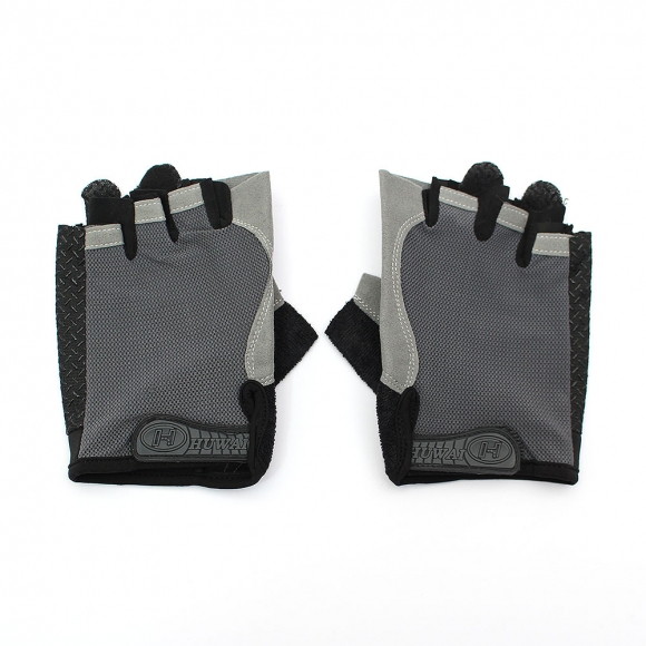 액티브 메쉬 스포츠 반장갑(L) (그레이)