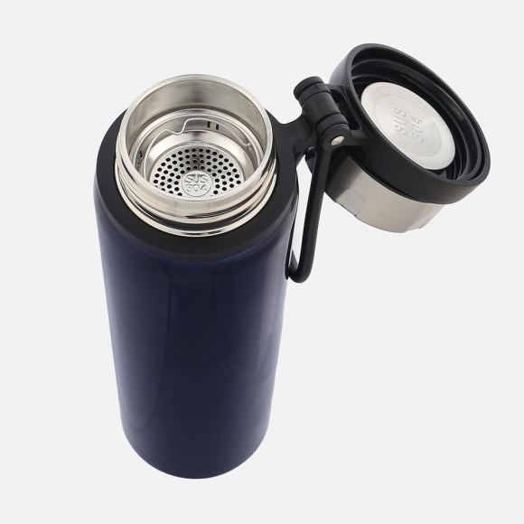 블레스 스텐 보온병(800ml) (블루블랙)