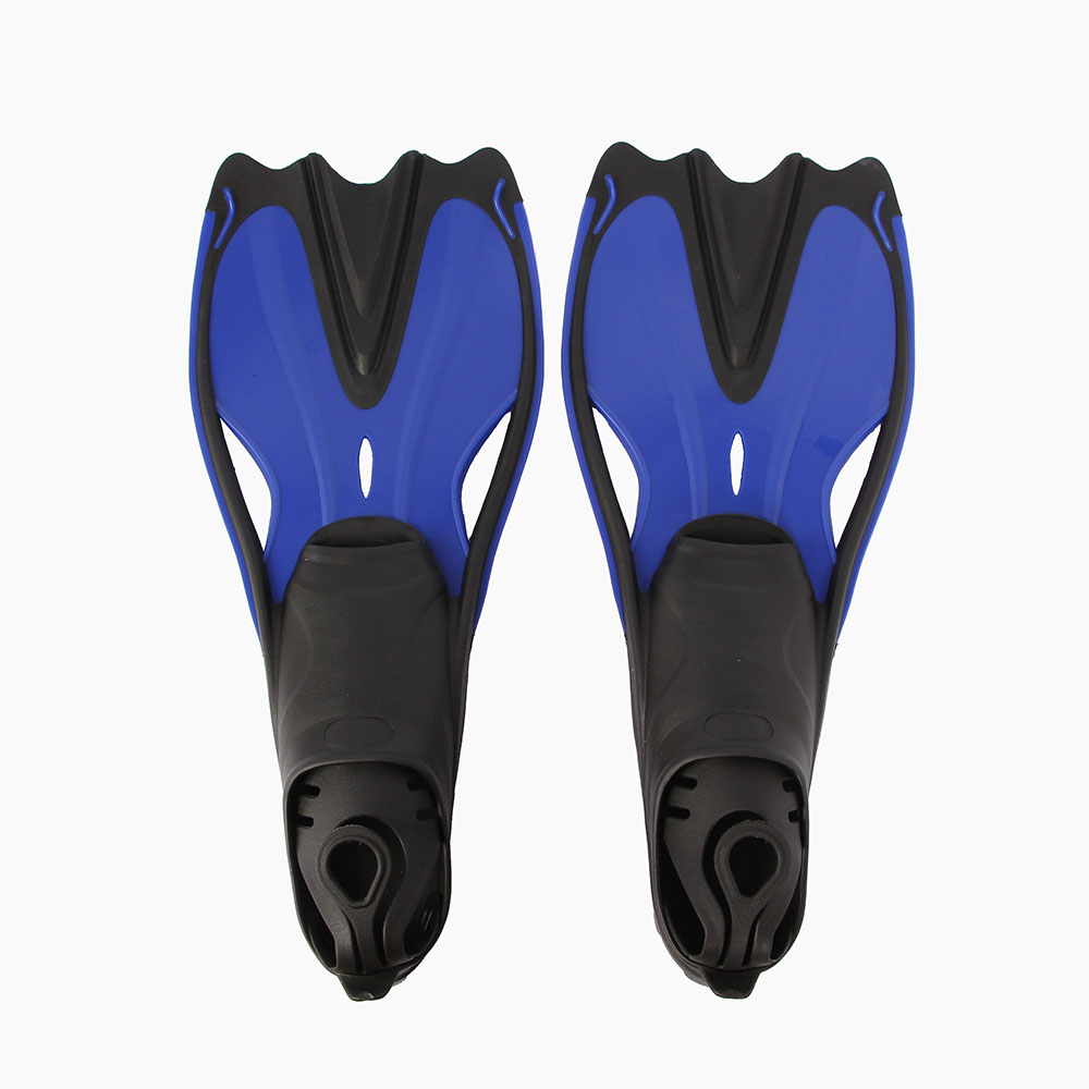 발차기 연습 스노쿨링 수영 오리발 블루 230-235mm 해루질  수영 발갈퀴 실내 수영장