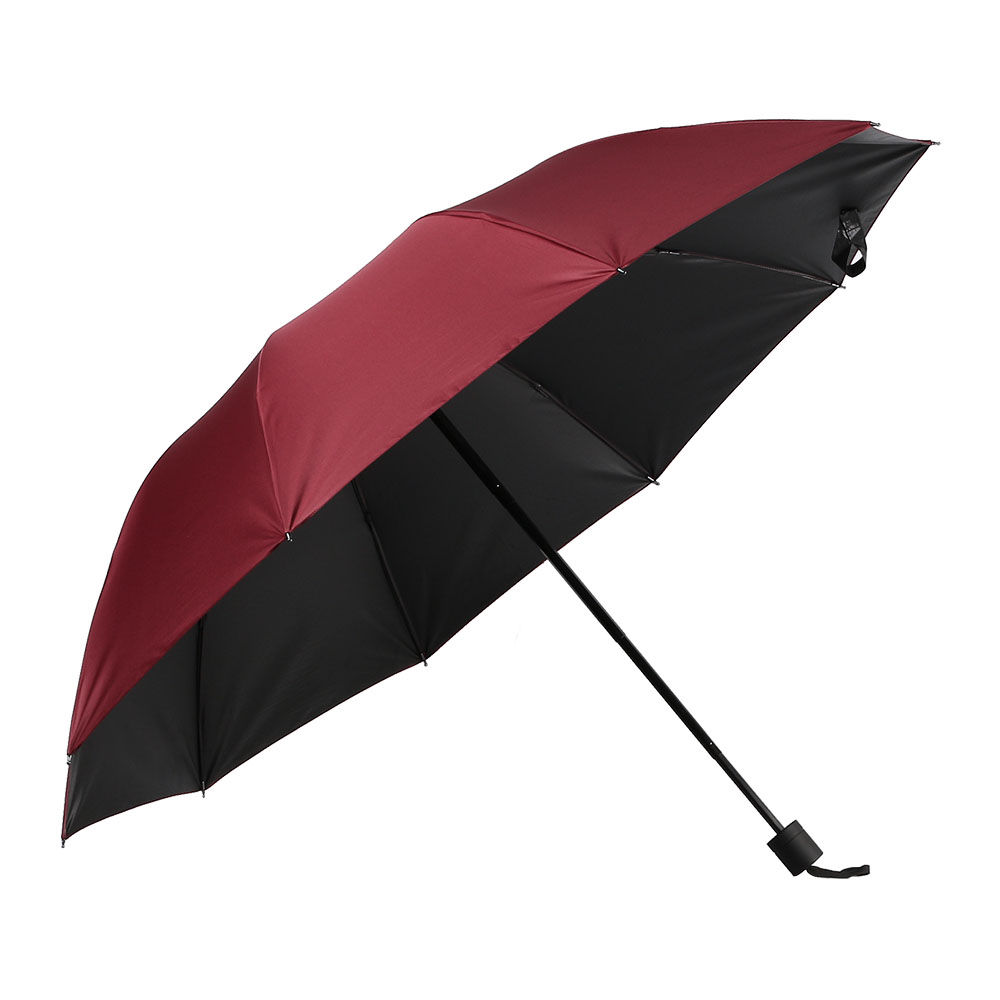 Oce 3단 블랙암막 대형 수동우산 겸 양산 와인 거꾸로 양우산 자동차 수동우산 거꾸로 접는 큰 우산