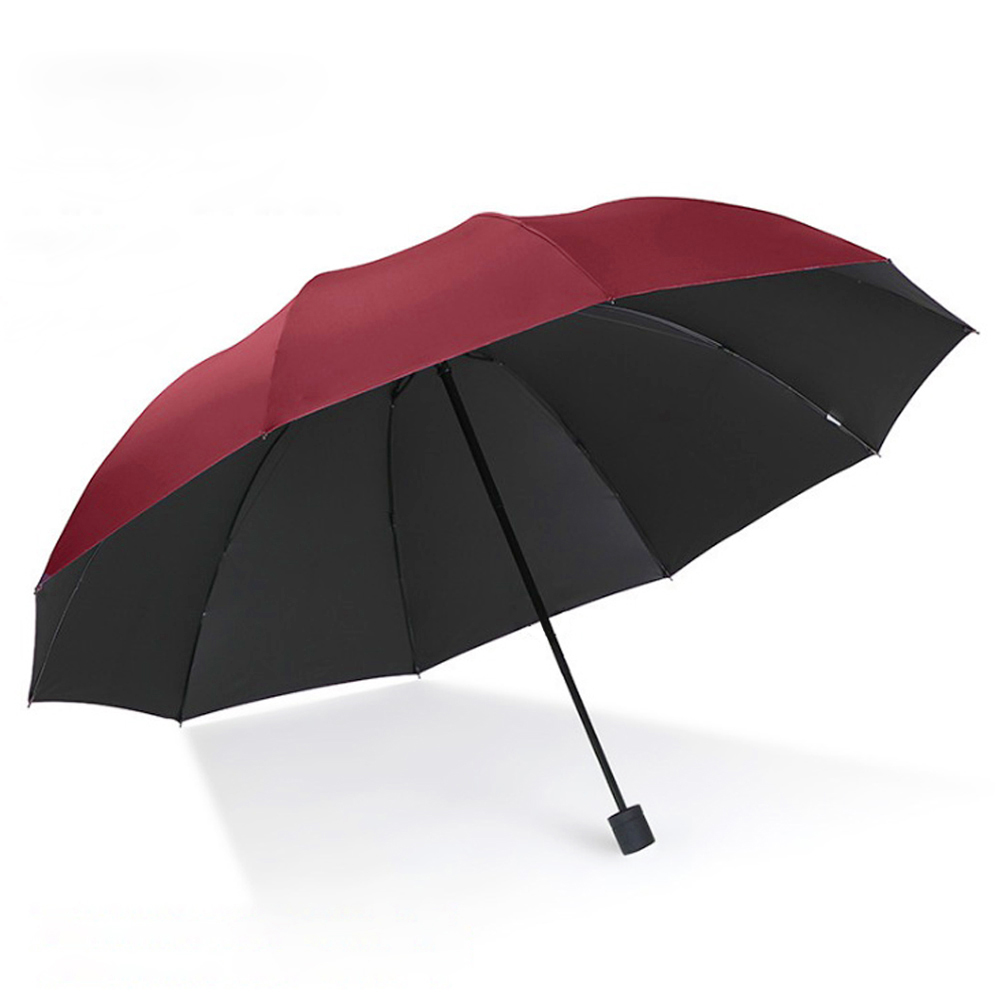 Oce 3단 블랙암막 대형 수동우산 겸 양산 와인 UV 자외선 차단 양산 특이한 우양산 거꾸로 접는 큰 우산