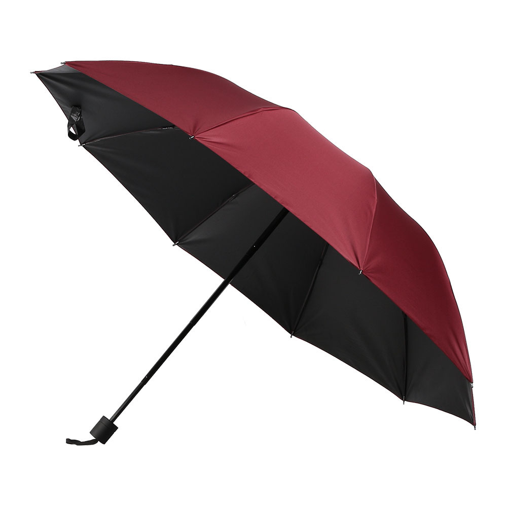 Oce 3단 블랙암막 대형 수동우산 겸 양산 와인 거꾸로 양우산 자동차 수동우산 거꾸로 접는 큰 우산