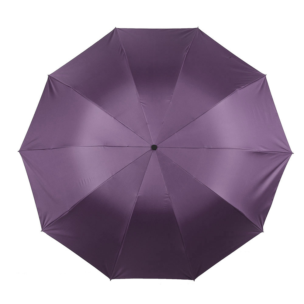 Oce 3단 블랙암막 대형 수동우산 겸 양산 퍼플 거꾸로 접는 큰 우산 거꾸로 양우산 골프 스포츠 양우산