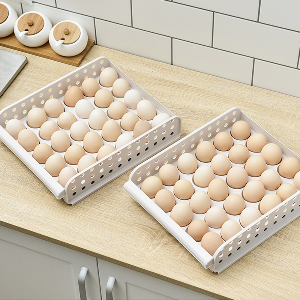 Oce 냉장고 계란 보관함 오픈 달걀판 60구 플라스틱계란판 달갈개란게란그릇 달걀보관통