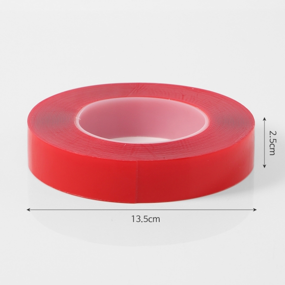 투명 아크릴폼 양면테이프(2.5cmx10M) (두께:0.8mm)