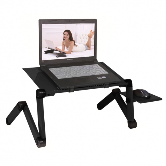 관절접이 멀티 노트북 테이블(42x26cm) (블랙)