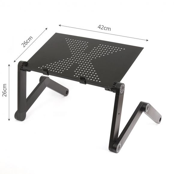 관절접이 노트북 테이블(42x26cm) (블랙)