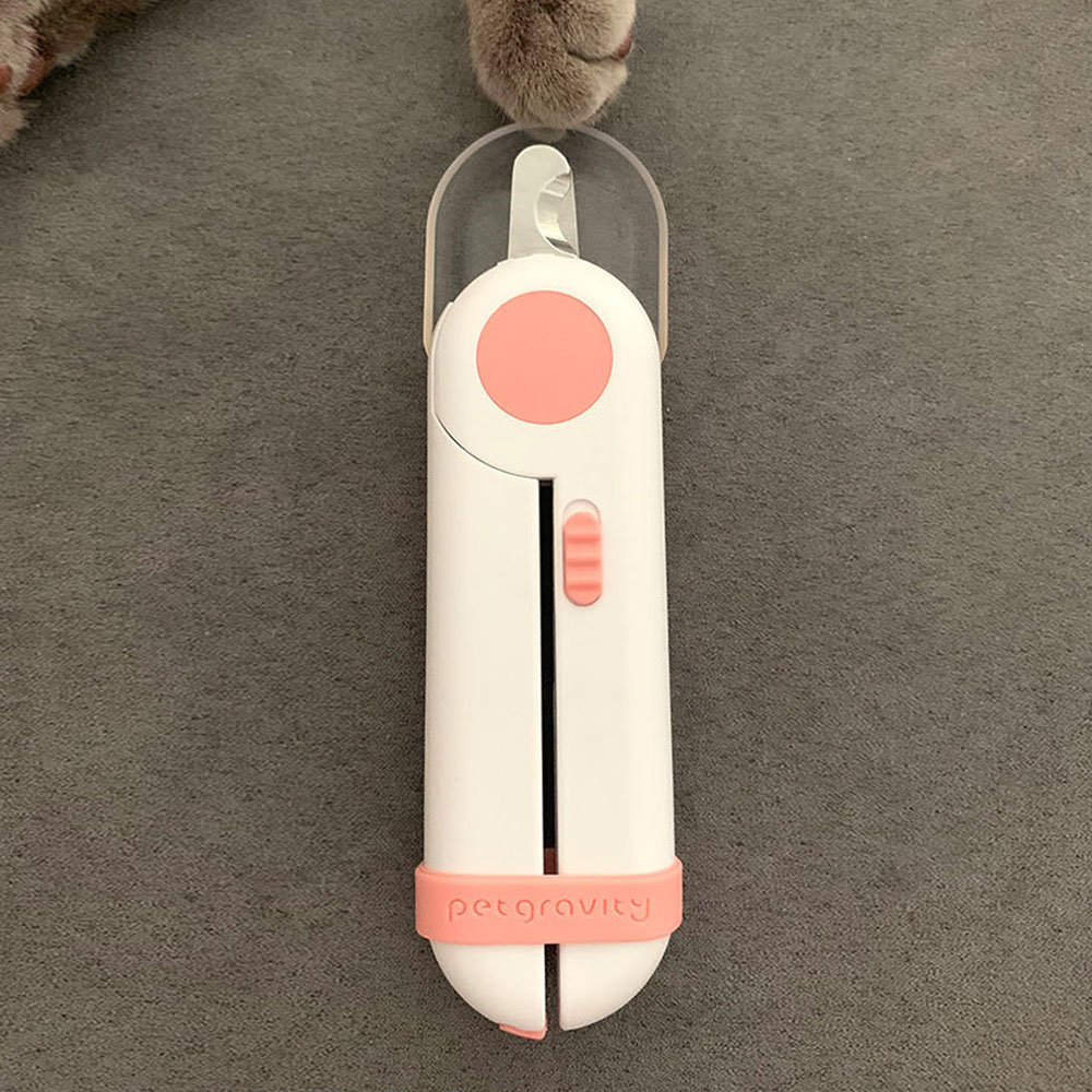 Oce 라이트 강아지 발톱 가위 파일 set 핑크 커팅기 커터 카터 반려견 미용 가위 애완견 발톱 깍기