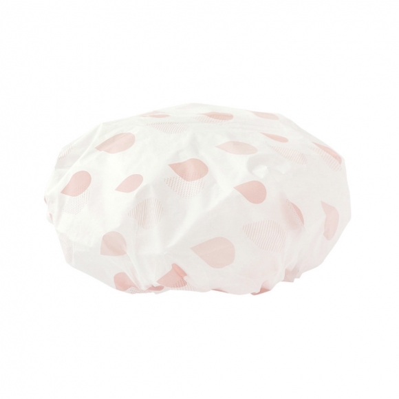 큐티 물방울 샤워캡(핑크)