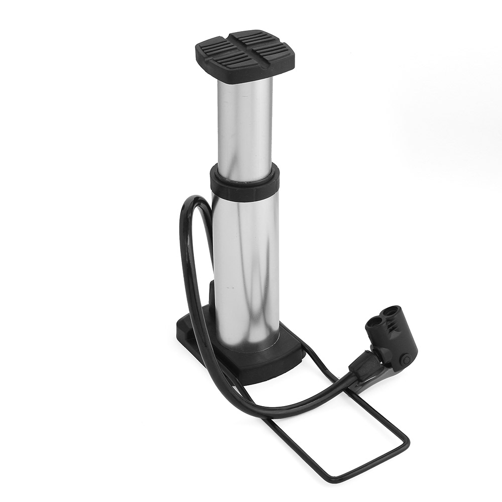 Oce 2type노즐 경량 자전거 발펌프 공기 펌프-실버 타이어 바람넣는것 던롭 프레스타 슈레더 배구공 농구공