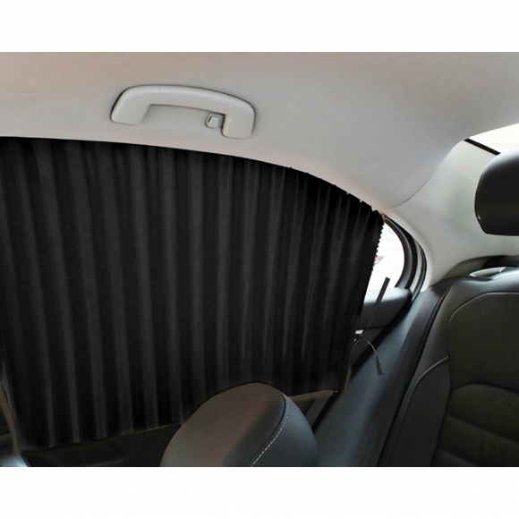 자석 카커튼 차량용 햇빛가리개 4p세트(블랙)