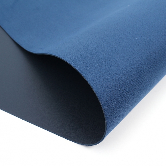 파스텔 휴대용 가죽 데스크 매트(블루) (70x34cm)