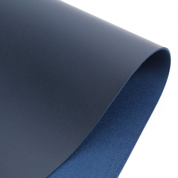 파스텔 휴대용 가죽 데스크 매트(블루) (80x40cm)
