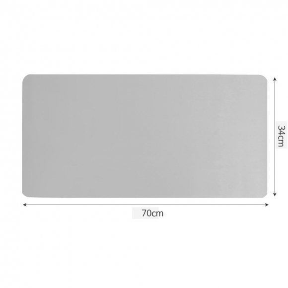 파스텔 휴대용 가죽 데스크 매트(그레이) (70x34cm)
