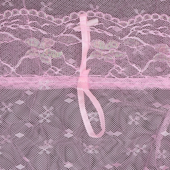 [리빙피스] 유니룸 모기장(120x200cm) (핑크)