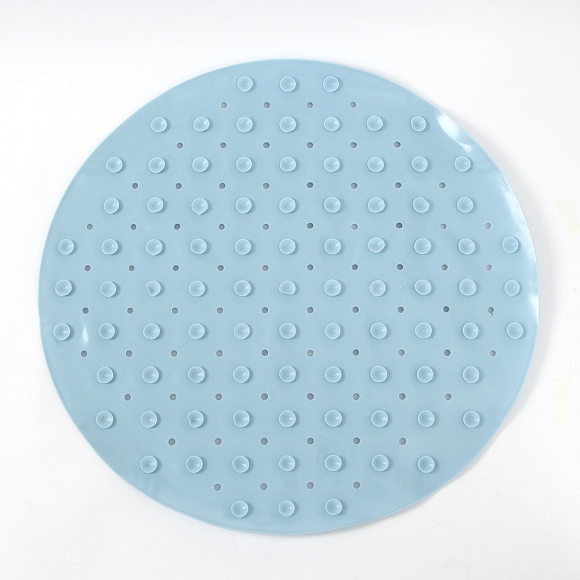 풋브러쉬 미끄럼방지 욕실매트(55x55cm) (블루)