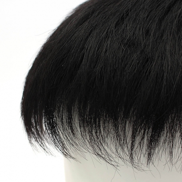 [언니네 가발] 인모 탑커버 남자 정수리가발(중형)